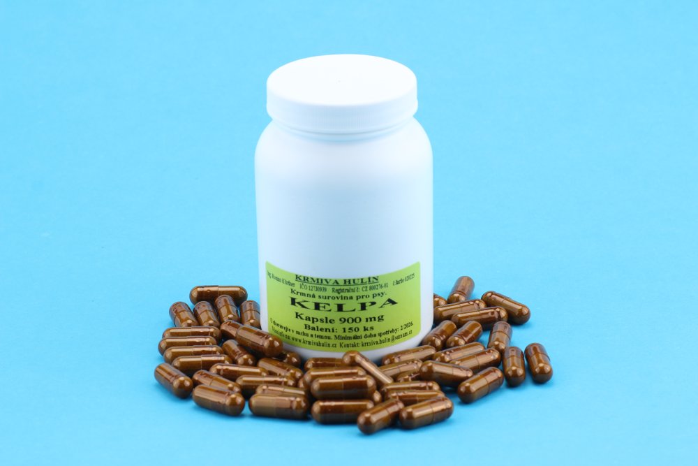 KELPA - Kapsle 900 mg - Hnědé mořské řasy - pro psy 150 ks