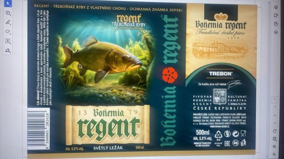 PIVO REGENT - NOVÁ DARČEKOVÁ SADA - VODNEJ RÍŠE - 6x 0,5L