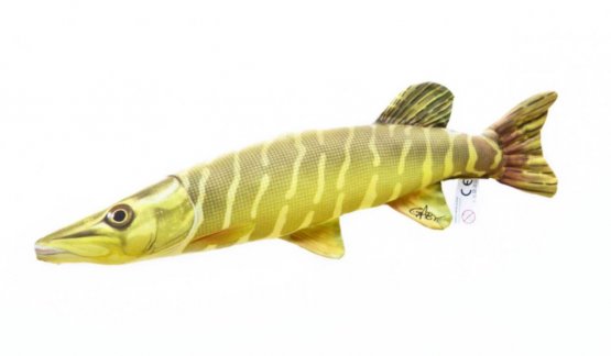 Plyšová ryba Gaby - ŠTIKA OBECNÁ - mini 44 cm