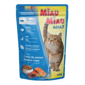Miau Miau Cat losos, kapsa 100 g - 1 ks (, KLO1) | Krmiva Hulín