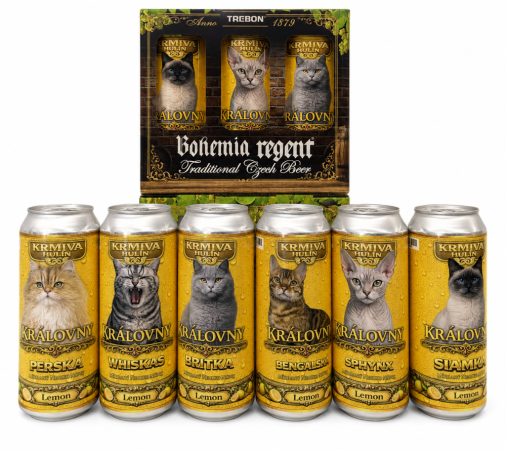 Nealko Regent - DÁRKOVÁ SADA 1 - Lemon - Edice KH - KRÁLOVNY - 6x 0,5 l (BOHEMIA REGENT, NS1K) | Krmiva Hulín