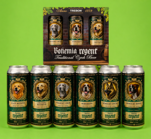 Pivo Regent - DÁRKOVÁ SADA 1 - Světlý ležák - Psí říše - 6x 0,5 l (BOHEMIA REGENT, DSPŘ1) | Krmiva Hulín