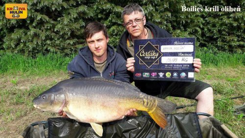 13,99kg, boilies krill/oliheň