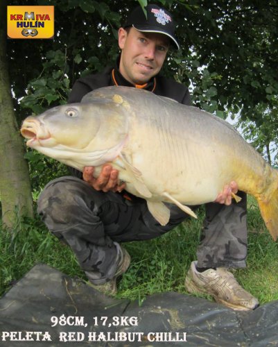 98cm, 17,3kg, peleta Red halibut chilli