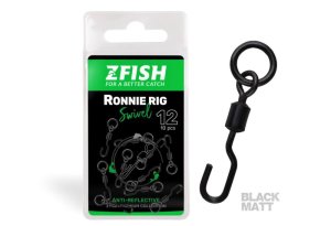 ZFISH Obratlík Ronnie Rig Swivel Matt vel.12 (Zfish, ZF-4465) | Krmiva Hulín