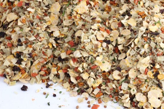 SUŠENÁ ZELENINOVÁ ZMES S RYŽOU - pre psov - Vyberte balenie: 1 kg