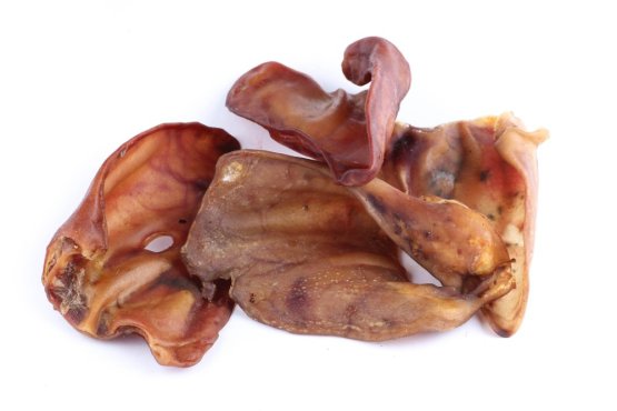 VEPŘOVÉ UŠI TMAVÉ - Sušené - Pro psy - Vyberte balení: 500 g