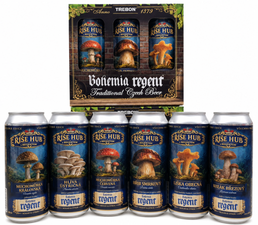 Nealko pivo Regent - DÁRKOVÁ SADA 1 - Lemon -  ŘÍŠE HUB  - 6x 0,5 l (BOHEMIA REGENT, DSLFŘH1) | Krmiva Hulín