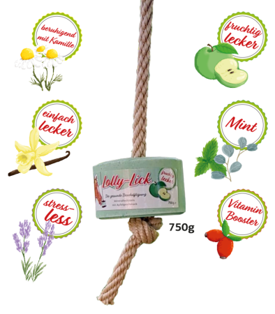 Lolly - lick - Šípek - 750 g - pro koně
