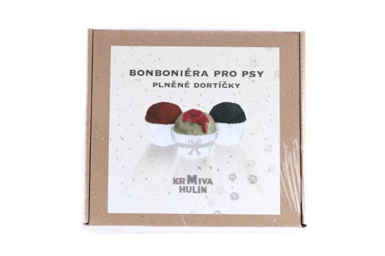 BONBONIÉRA PRO PSY - Plněné Dortíčky 16 ks - 500 g