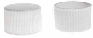 Víčko - Uzávěr 18 mm - na PET lahvičky 10 ml - bílé (Vyrobeno v ČR, VU18-1) | Krmiva Hulín