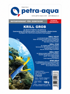 Krill large frozen blister - mražené velký mořský krill (KLFB-1) | Krmiva Hulín Krill large frozen blister - mražené velký mořský krill (KLFB-1) | Krmiva Hulín