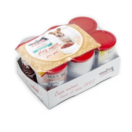 FALCO MIX balení 400 g konzerv pro psy - 6 ks (SOKOL FALCO, FPMB400) | Krmiva Hulín