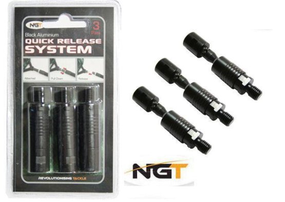 Rychlospojka - Sada Connector Black (NGT, FO-QUICK-REL-3-BLK) | Krmiva Hulín