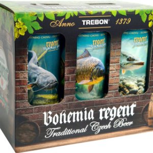 PIVO REGENT - DARČEKOVÉ BALENIE - DEKOR DREVO - VODNÉ RÍŠE 6x 0,5L (Bohemia regent, PDBD) | Krmiva Hulín