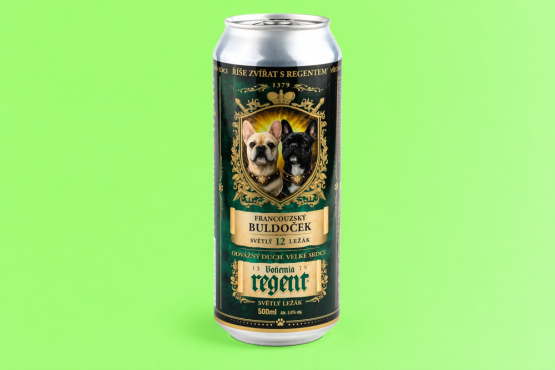 Pivo Regent - FRANCOUZSKÝ BULDOČEK - 0,5 l