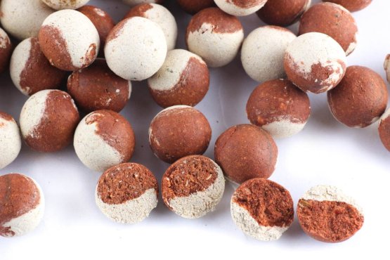 Boilies Duplex - KRILL s OLIHNÍ / SCOPEX - Ø 20 mm - Vyberte balení: 500 g
