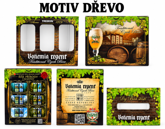 Pivo Regent - VLASTNÍ VÝBĚR 6 ks - Edice Koňská a Psí říše KH - 6x 0,5 l
