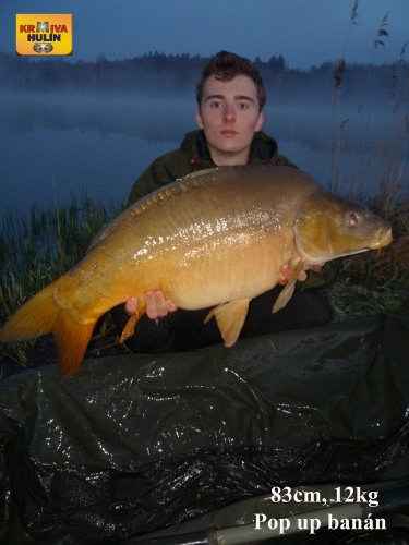 12kg, pop up banán/meruňka, svazová voda