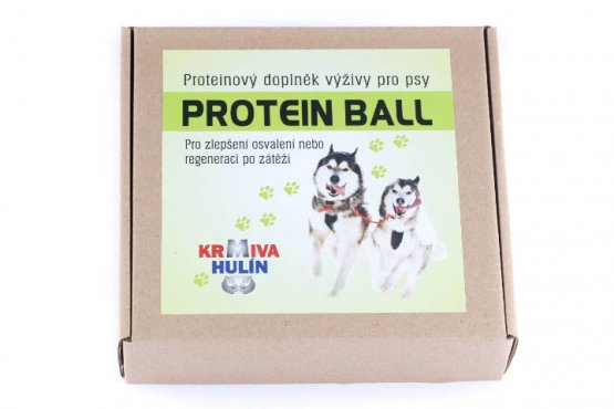 Proteínový doplnok výživy - PROTEIN BALL - na osvalenie, vysoký výkon a regeneráciu psov - 500 g - Vyberte balení: 500 g