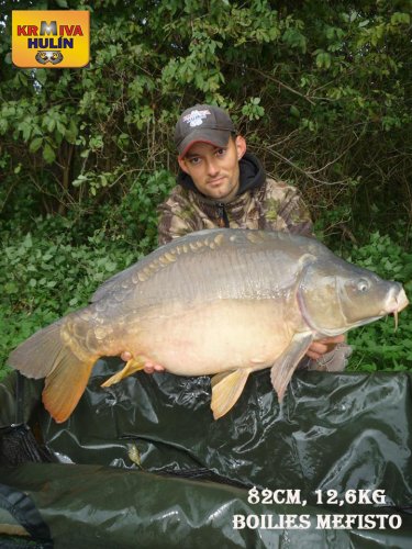 82cm, 12,6kg, boilies Mefisto