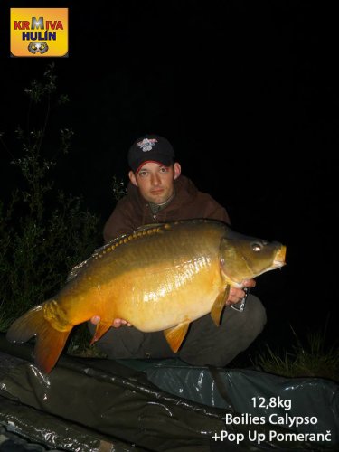 12,8kg, boilies Calypso, pop up Pomeranč/Med