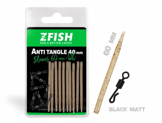 ZFISH Sada Převleků Anti Tangle SET Sleeves + QC - Vyberte velikost: Délka 40 mm