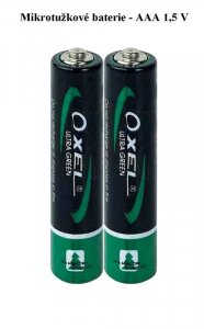 Baterie - OXEL 1,5 V - typ AAA mikrotužka