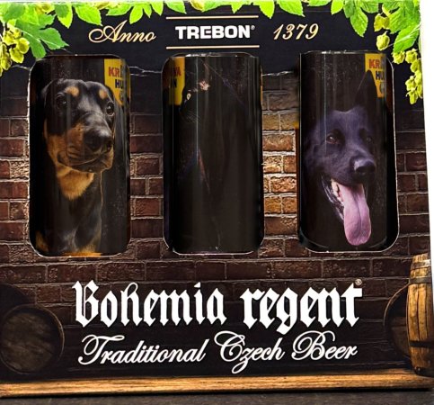 PIVO REGENT - Dárková edice KH - POLOTMAVÝ LEŽÁK 12° - 6x 0,5 L (BOHEMIA REGENT, DEPL) | Krmiva Hulín