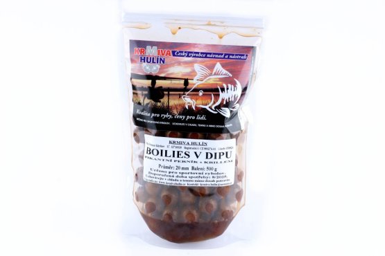 Boilies v dipu - PIKANTNÍ PERNÍK s KRILLEM - Ø 16 mm - Vyberte balení: 500 g