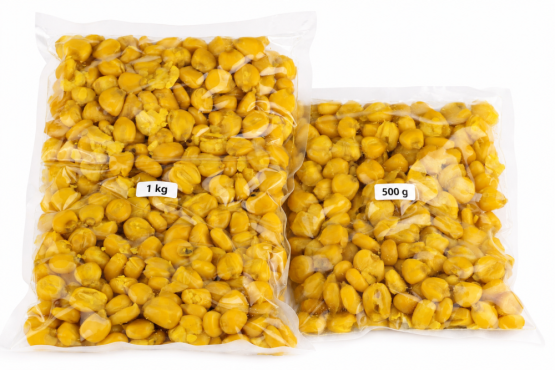 MEGA CORN - Varená XXL kukurica - v sáčku 1 kg - Příchuť: Česnek