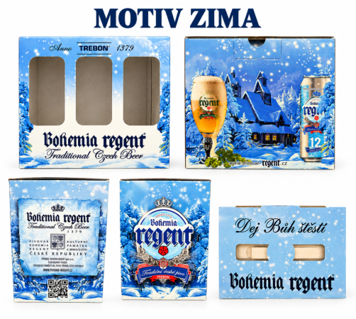 Pivo Regent - VLASTNÍ VÝBĚR 6 ks - Edice Koňská a Psí říše KH - 6x 0,5 l