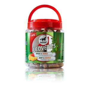 Leoveties - maškrty pre kone s mätou a mangom - 1,1 kg (Leovet, PMM) | Krmiva Hulín