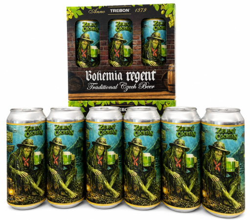 Pivovar Regent - DÁRKOVÁ SADA - Zelený ležák - Čochtanova hlubina - 6x 0,5 L (BOHEMIA REGENT, DSČH) | Krmiva Hulín