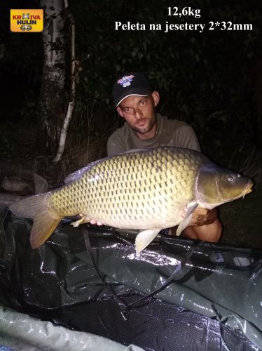 12,6kg, peleta na jesetery 2 X 32 mm
