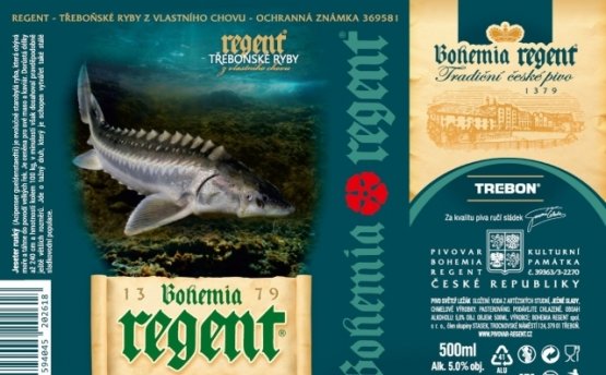 Pivo Regent - Sběratelská edice VODNÍ ŘÍŠE - JESETER RUSKÝ 0,5 l