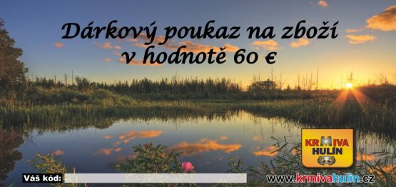 Darčeková poukážka - 60 eur (Krmiva Hulín, DP60E) | Krmiva Hulín