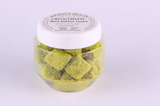 Dipované chytací pelety - Black Halibut Ananas - Ø 20 mm - Vyberte balení: 150 g