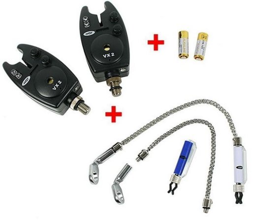Hlásič záběrů - Bite Alarm VX2 + Řetízkový Swinger + baterie (NGT, FBA-SET-VX2) | Krmiva Hulín