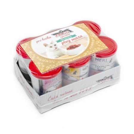 FALCO MIX balení 400 g konzerv pro kočky - 6 ks (SOKOL FALCO, MBK400) | Krmiva Hulín