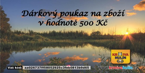 Dárkový poukaz - na 500 Kč (Krmiva Hulín, DP500) | Krmiva Hulín