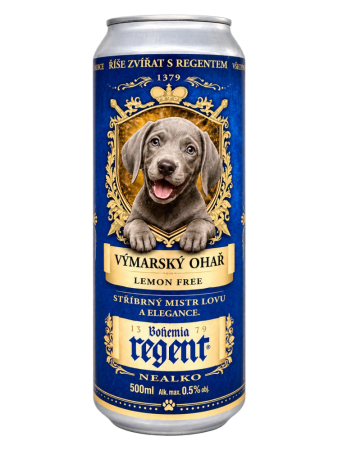 Nealko Regent - ŠTĚNÁTKO - VÝMARSKÝ OHAŘ - LEMON - 0,5 l (BOHEMIA REGENT, NRŠVOL) | Krmiva Hulín