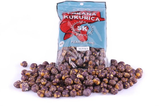 Foukaná kukuřice - Švestka 40 g (DITEX, FOKUŠ-1) | Krmiva Hulín