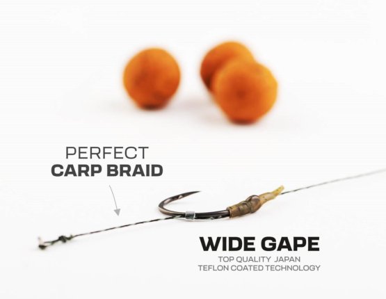 ZFISH Návazec Wide Gape Carp Rig - Vyberte velikost: Velikost 2