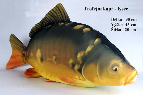 Plyšová ryba Gaby - KAPOR LYSEC TROFEJNÝ - 90 cm