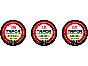 Ujímaný náväzec - FM TAPER FEEDER LEADER 5X15m