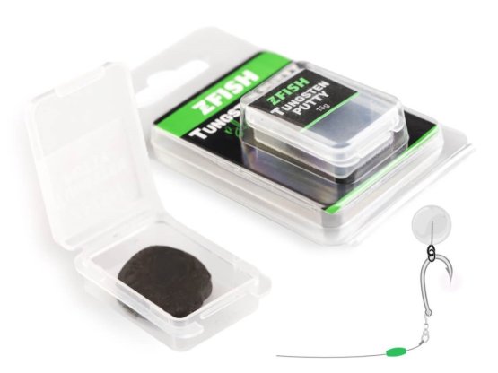 ZFISH Plastické Olovo Tungsten Putty Black 15 g (Zfish, ZF-6961) | Krmiva Hulín