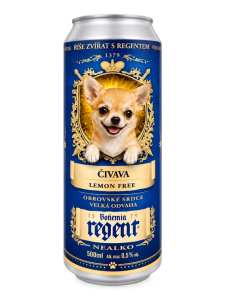 Nealko Regent - ŠTĚŇÁTKO - ČIVAVA - LEMON - 0,5 l (BOHEMIA REGENT, NRŠČL) | Krmiva Hulín
