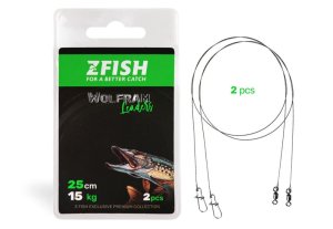 ZFISH Lanko Volfrám Leader - 2ks (Zfish, 15cm/7Kg) | Krmiva Hulín