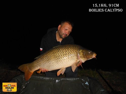 91cm, 15,12kg, boilies calypso